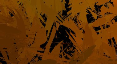 Sanatsal soyut arkaplan. Doku boyalı duvar kağıdı. Boya darbeleriyle yaratıcı bir illüstrasyon. Fırça desenli resim.