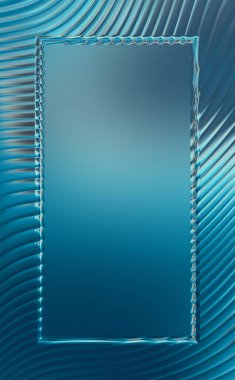 Soyut çerçeveli arkaplan. Renkli, canlı, dalgalı bir duvar kağıdı. Merkezi çerçeveli yaratıcı grafik 2d çizim. Dinamik şekilli modaya uygun sıvı örtüsü.