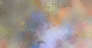 Modern sanat. Taranmış Boyalı Soyut Arkaplan. Fırça darbesi ile boyanmış. Boya darbeleri. 2B Görüntü.