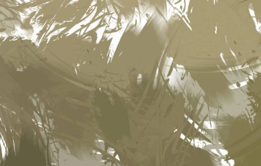 Renkli fırça darbelerinin 2B çizimi. Dekoratif doku resmi. Canlı boya desenli arka plan. Kaotik fırça darbeleri resim.