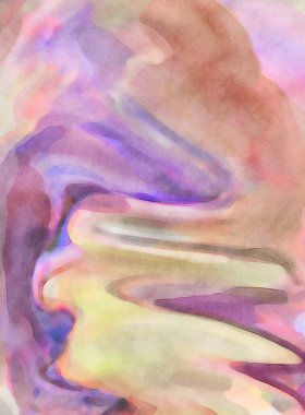 El yapımı sürreal soyut desenli suluboya. Modern sanatsal resim. 2D çizim. Arkaplan boyası karışımı. Yaratıcı duvar sanatı. Çağdaş sanat