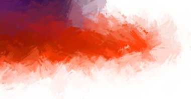 Modern sanat. Taranmış Boyalı Soyut Arkaplan. Fırça darbesi ile boyanmış. Boya darbeleri. 2B Görüntü.