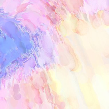 El yapımı sürreal soyut desenli suluboya. Modern sanatsal resim. 2D çizim. Arkaplan boyası karışımı. Yaratıcı duvar sanatı. Çağdaş sanat.