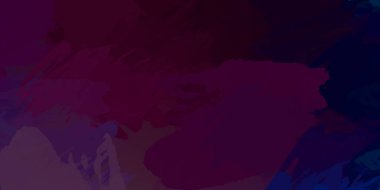 Taranmış Boyalı Soyut Arkaplan. Vahşi kaotik fırça darbeleri. Boya darbeleri. 2D İllüstrasyon. Fırça darbeli resim.