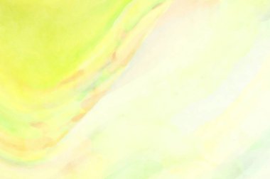 Alkol mürekkebini andıran rahatlatıcı fırça darbelerinin modern resmi. Poster, duvar sanatı, afiş, kart, kitap kapağı veya ambalaj için pastel renkli suluboya resim.