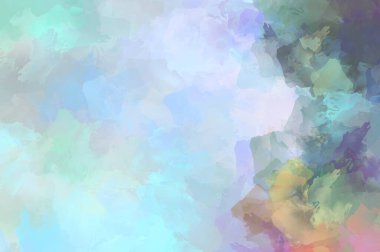 Renkli fırça darbelerinin soyut arkaplanı. fırçalanmış canlı duvar kağıdı. resmedilmiş sanat eseri. Eşsiz ve yaratıcı illüstrasyon.