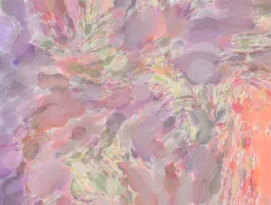 2D çizim. Sanatsal arkaplan resmi. Tablo üzerinde soyut resim. Çağdaş sanat. El yapımı resim. Renkli doku. Modern sanat eserleri. Yüzeyde suluboya fırça darbeleriyle boyama.