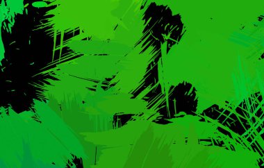 Sanatsal soyut arkaplan. Doku boyalı duvar kağıdı. Boya darbeleriyle yaratıcı bir illüstrasyon. Fırça desenli resim.