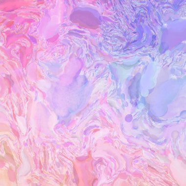 El yapımı sürreal soyut desenli suluboya. Modern sanatsal resim. 2D çizim. Arkaplan boyası karışımı. Yaratıcı duvar sanatı. Çağdaş sanat.