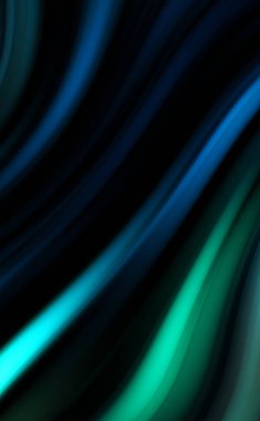 Siyah arka planda renkli düz çizgiler. Sıvı ve sıvı renkli dalgalar karanlıkta akıyor. Duvar kağıdı, afiş, arkaplan, kart, kitap, kapak, poster, afiş, broşür