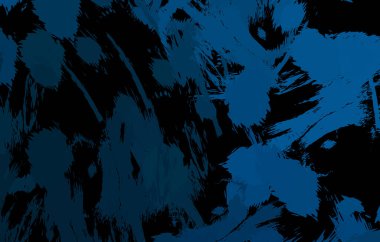 Vahşi fırça darbeleriyle yaratıcı soyut resim. Artistik fırça darbeleriyle donatılmış. Renkli ve canlı bir tasvir. Boyalı sanat.