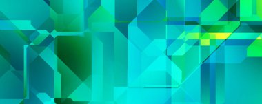 Soyut geometrik duvar kağıdı. Geometrik renkli şekiller. Çokgen arka plan. Bir teknolojinin dijital illüstrasyonuName.