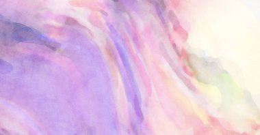 Yumuşak suluboya duvar kağıdı. Hafifçe fırçalanmış renkleri olan sanatsal bir resim. Pastel renkler arkaplana dokunmuş. Soyut duvar sanatı..