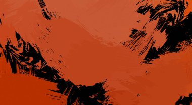 Sanatsal soyut arkaplan. Doku boyalı duvar kağıdı. Boya darbeleriyle yaratıcı bir illüstrasyon. Fırça desenli resim.