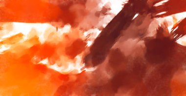 El yapımı sürreal soyut desenli suluboya. Modern sanatsal resim. 2D çizim. Arkaplan boyası karışımı. Yaratıcı duvar sanatı. Çağdaş sanat