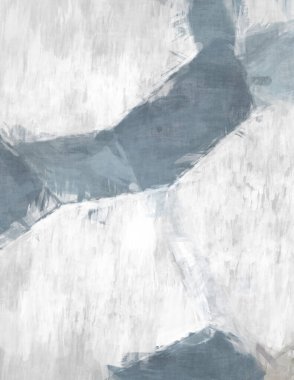 Soyut arkaplanda pürüzlü fırça darbeleri. Fırça boyası. Renkli boya darbeleri. Eşsiz duvar sanatı. Tuvaldeki modern sanat. Renkli çağdaş sanat eserleri. 