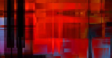 Fütürist soyut geometrik duvar kağıdı. Geometrik renkli şekiller. Dikdörtgen şekilli arka plan. Bir teknolojinin dijital illüstrasyonuName.