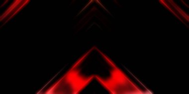 Soyut parlayan geometrik ışıklar arka planda. Fraktal simetrik grafik çizimi. Parıldayan ve parıldayan çubukları kesiştir.