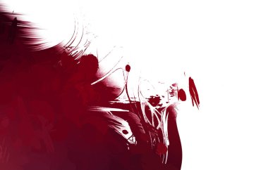 Duvar sanatı Eşsiz ve yaratıcı illüstrasyon. Fırça darbesi ile boyanmış. Renkli fırça darbelerinin soyut arkaplanı. Fırçalanmış canlı duvar kâğıdı. Boyalı sanatsal yaratım.