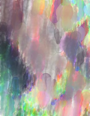 Çağdaş sanat. El yapımı resim. Modern sanat eserleri. Yüzeyde suluboya fırça darbeleriyle resim yapmak. 2D çizim. Sanatsal arkaplan resmi. Tablo üzerinde soyut resim. Renkli doku.