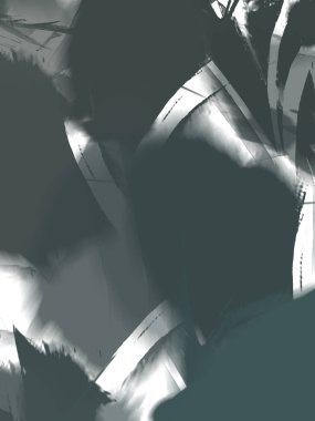 Renkli fırça darbelerinin soyut arkaplanı. fırçalanmış canlı duvar kağıdı. resmedilmiş sanat eseri. Eşsiz ve yaratıcı illüstrasyon.