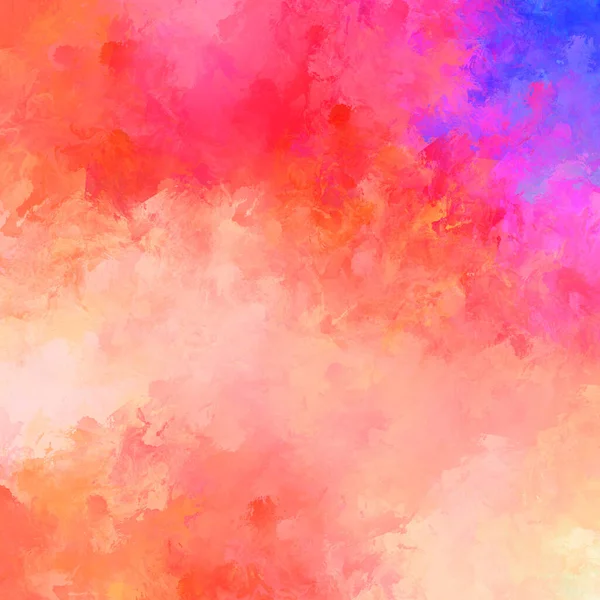 Painted Composition Vibrant Brush Strokes Textured Colorful Painting Paint Brushed — Stock Photo, Image