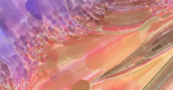 Lukisan Abstrak Warna Air Dengan Warna Pastel Untuk Poster Lukisan — Stok Foto