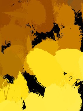 Duvar sanatı Eşsiz ve yaratıcı illüstrasyon. Fırça darbesi ile boyanmış. Renkli fırça darbelerinin soyut arkaplanı. Fırçalanmış canlı duvar kâğıdı. Boyalı sanatsal yaratım.