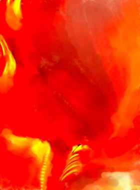 Soyut arkaplanda pürüzlü fırça darbeleri. Fırça boyası. Renkli boya darbeleri. Eşsiz duvar sanatı. Tuvaldeki modern sanat. Renkli çağdaş sanat eserleri. 