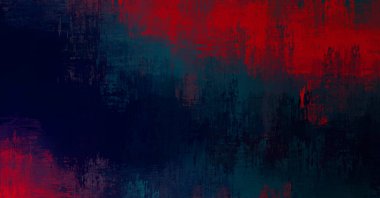 Çapraz vahşi fırça darbeleriyle arka plan. Renkli ve canlı bir tasvir. Boyalı sanat. Yaratıcı soyut resim.