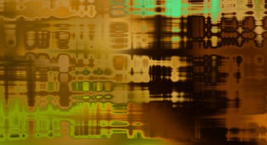 Soyut arkaplan. Yaşlanmış grunge dokusunda geometrik elementler. Farklı renk desenli grafiksel illüstrasyon.