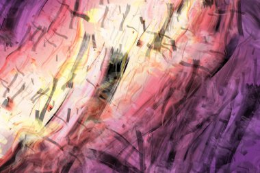 Modern sanat. Taranmış Boyalı Soyut Arkaplan. Fırça darbesi ile boyanmış. Boya darbeleri. 2B Görüntü