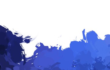 Taranmış Boyalı Soyut Arkaplan. Vahşi kaotik fırça darbeleri. Boya darbeleri. 2D İllüstrasyon. Fırça darbeli resim. 