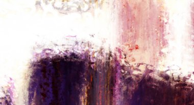 Modern sanat. Renkli çağdaş sanat eserleri. Renkli boya darbeleri. Soyut arkaplanda fırça darbeleri. Fırça boyası. Eşsiz duvar sanatı.