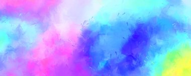 Modern sanat. Taranmış Boyalı Soyut Arkaplan. Fırça darbesi ile boyanmış. Boya darbeleri. 2B Görüntü.