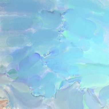 Soyut doku. Yüzeyde etkileyici el yapımı suluboya. Suluboya fırça darbeleri. Modern sanat. Çok renkli arkaplan. Çağdaş duvar sanatı. Renkli bir fon. 2d illüstrasyon.