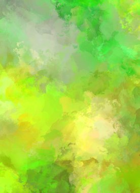 Renkli fırça darbelerinin 2D çizimi. Dekoratif desenli resim. canlı boya desenli arkaplan.