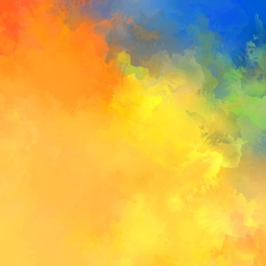 Boya darbeleri. 2D İllüstrasyon. Taranmış Boyalı Soyut Arkaplan. Fırça darbesi ile boyanmış. Modern sanat.