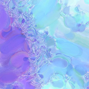 Çağdaş sanat. El işçiliğinin renkli dokusu. Modern resim. Yüzeyde suluboya vuruşlar. Sanatsal arkaplan resmi. Tablo üzerinde soyut resim. Fırça darbeleri. 