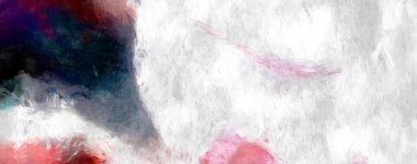 Soyut arkaplanda pürüzlü fırça darbeleri. Fırça boyası. Renkli boya darbeleri. Eşsiz duvar sanatı. Tuvaldeki modern sanat. Renkli çağdaş sanat eserleri. 