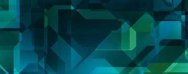 Soyut geometrik duvar kağıdı. Geometrik renkli şekiller. Çokgen arka plan. Bir teknolojinin dijital illüstrasyonuName.