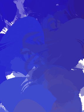 Renkli fırça darbelerinin 2B çizimi. Dekoratif doku resmi. Canlı boya desenli arka plan. Kaotik fırça darbeleri resim.