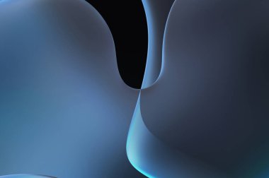 Soyut arkaplan. Değişken renk değişim dalgaları, dinamik hareketlerle. Işık dalgalarının neon renkli soyut tasarımı. Duvar kağıdı, afiş, arkaplan, kart, kitap illüstrasyonu, web sitesi.