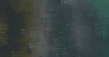 Çapraz vahşi fırça darbeleriyle arka plan. Renkli ve canlı bir tasvir. Boyalı sanat. Yaratıcı soyut resim.