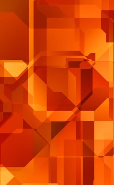 Renkli ve canlı geometrik şekiller katmanları var. Bir teknoloji planının dijital illüstrasyonu. Gelecekçi tasarım şablonu.