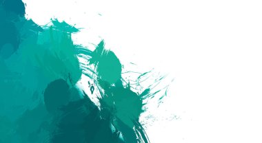 Taranmış Boyalı Soyut Arkaplan. Vahşi kaotik fırça darbeleri. Boya darbeleri. 2D İllüstrasyon. Fırça darbeli resim. 