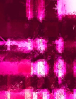 Modern sanat. Renkli çağdaş sanat eserleri. Renkli boya darbeleri. Soyut arkaplanda fırça darbeleri. Fırça boyası. Eşsiz duvar sanatı.