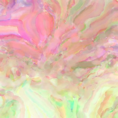 Soyut doku. Yüzeyde etkileyici el yapımı suluboya. Suluboya fırça darbeleri. Modern sanat. Çok renkli arkaplan. Çağdaş duvar sanatı. Renkli bir fon. 2d illüstrasyon.