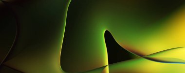 Soyut arkaplan. Değişken renk değişim dalgaları, dinamik hareketlerle. Işık dalgalarının neon renkli soyut tasarımı. Duvar kağıdı, afiş, arkaplan, kart, kitap illüstrasyonu, web sitesi.