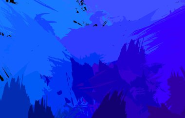 Sanatsal soyut arkaplan. Doku boyalı duvar kağıdı. Boya darbeleriyle yaratıcı bir illüstrasyon. Fırça desenli resim.